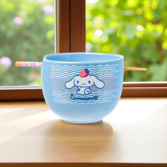 Cinnamoroll Strawberry Ramen Bowl with Chopsticks 20 oz | Hello Kitty