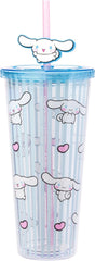 Cinnamoroll Stripe Pattern Plastic Cold Cup 24 Oz | Hello Kitty