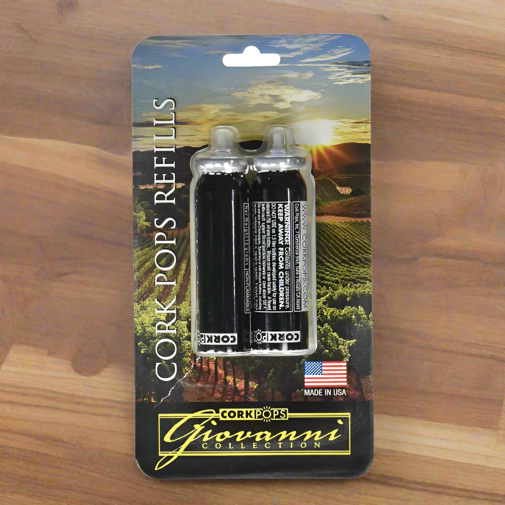 Cork Pops Giovanni Wine Bottle Opener Refill Cartridges