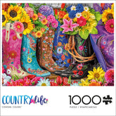 Country Life Cowgirl Jigsaw Puzzle