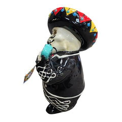 Day Of The Dead Mariachi Skeleton Candle House