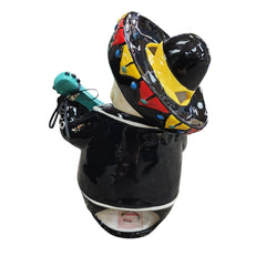 Day Of The Dead Mariachi Skeleton Candle House
