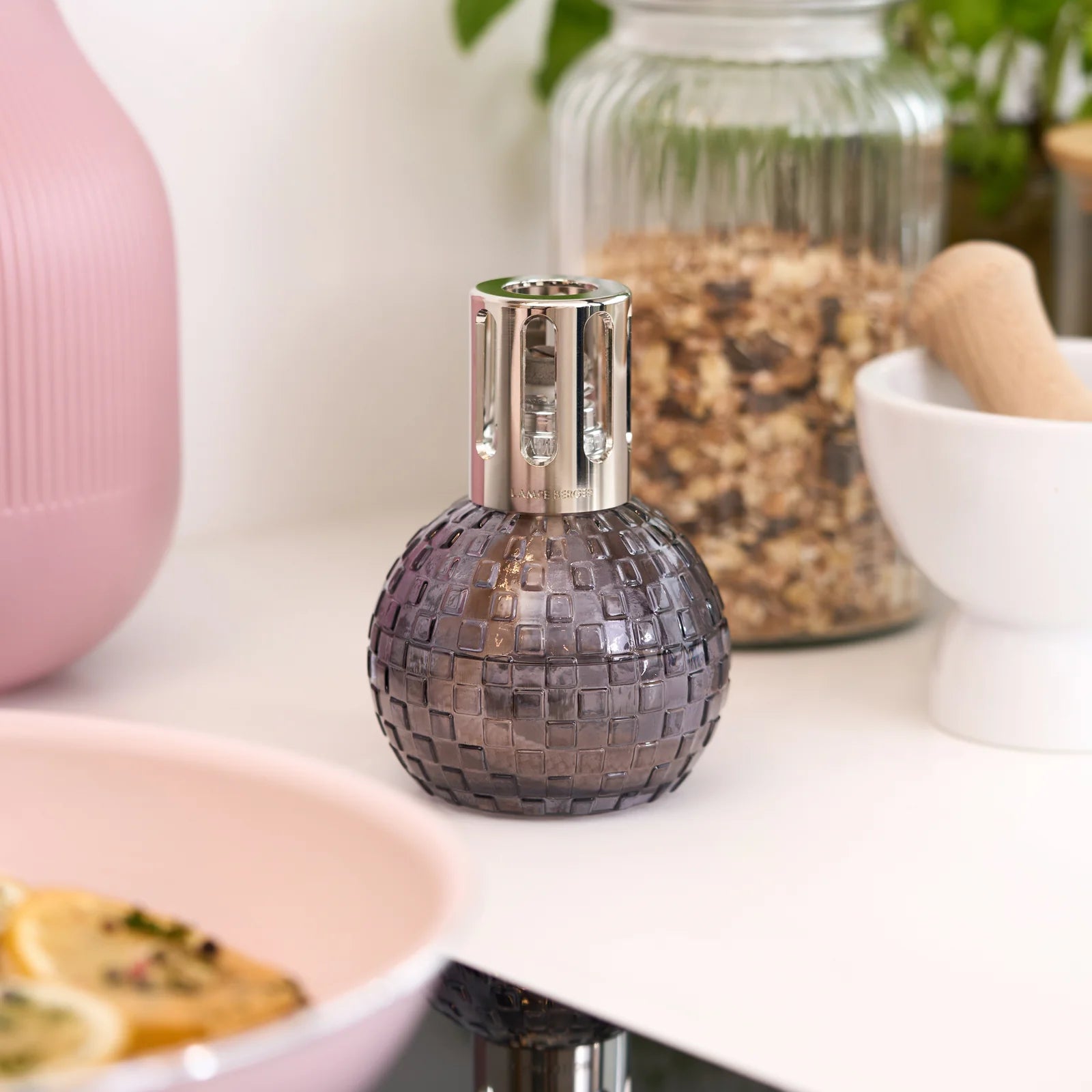 Disco Gray Lamp Gift Set by Maison Berger