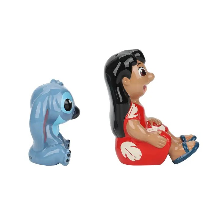 Disney Lilo & Stitch Sculpted Salt & Pepper Shaker Set