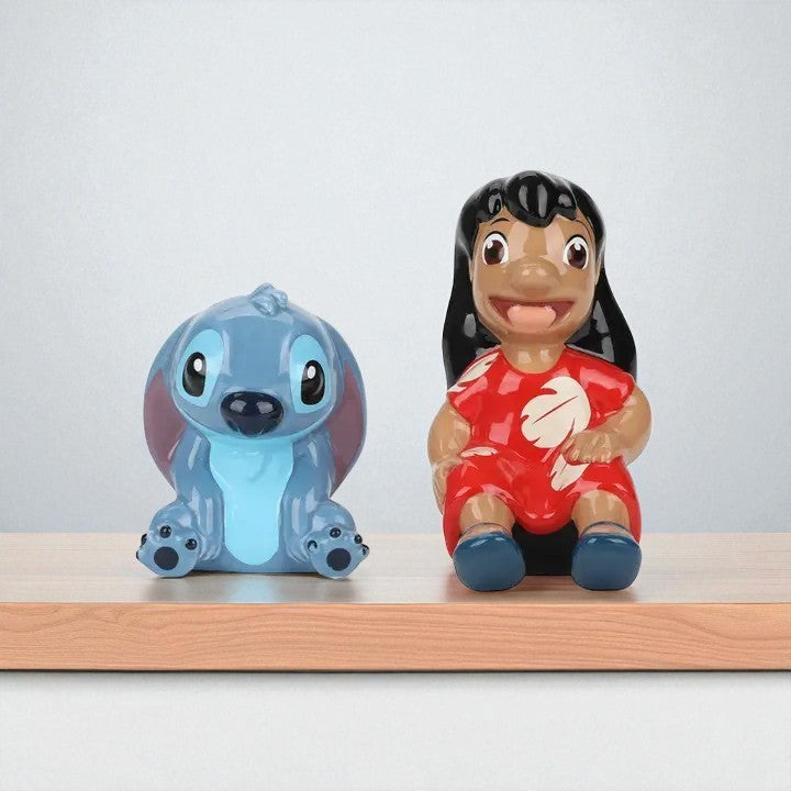 Disney Lilo & Stitch Sculpted Salt & Pepper Shaker Set