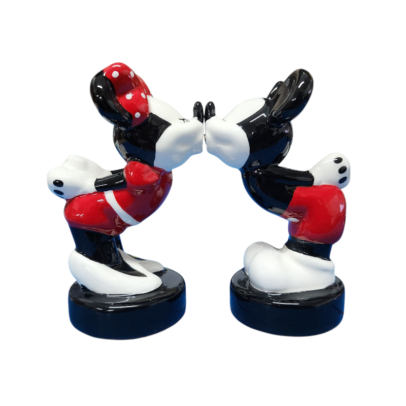 Disney Mickey & Minnie Sculpted Salt & Pepper Shaker Set