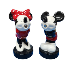 Disney Mickey & Minnie Sculpted Salt & Pepper Shaker Set