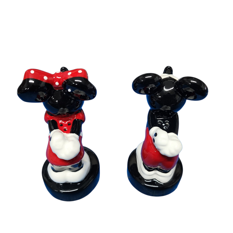 Disney Mickey & Minnie Sculpted Salt & Pepper Shaker Set