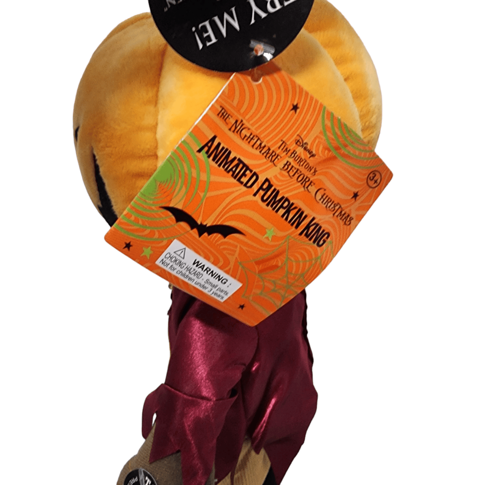 Disney Nightmare Before Christmas Animated Pumpkin King Greeter Dances Music