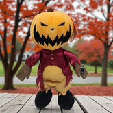 Disney Nightmare Before Christmas Animated Pumpkin King Greeter Dances Music