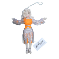 Dolly Parton Ornament | Handcrafted Felt Hanging Decor