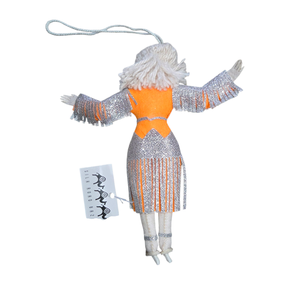Dolly Parton Ornament | Handcrafted Felt Hanging Decor