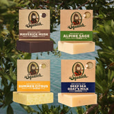 Dr. Squatch Bar Soap Gift Box Variety Pack | Musk | Sage | Citrus | Deep Sea Goat's Milk