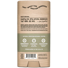 Dr. Squatch Natural Odor Squatching Deodorant 2.65 oz All-Natural Men's Grooming Care