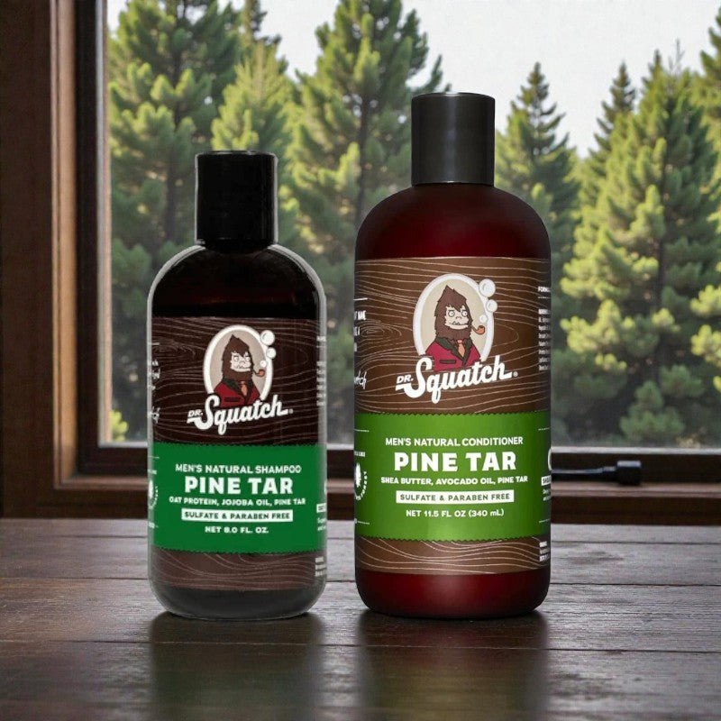 Dr. Squatch Pine Tar Shampoo & Conditioner Bundle