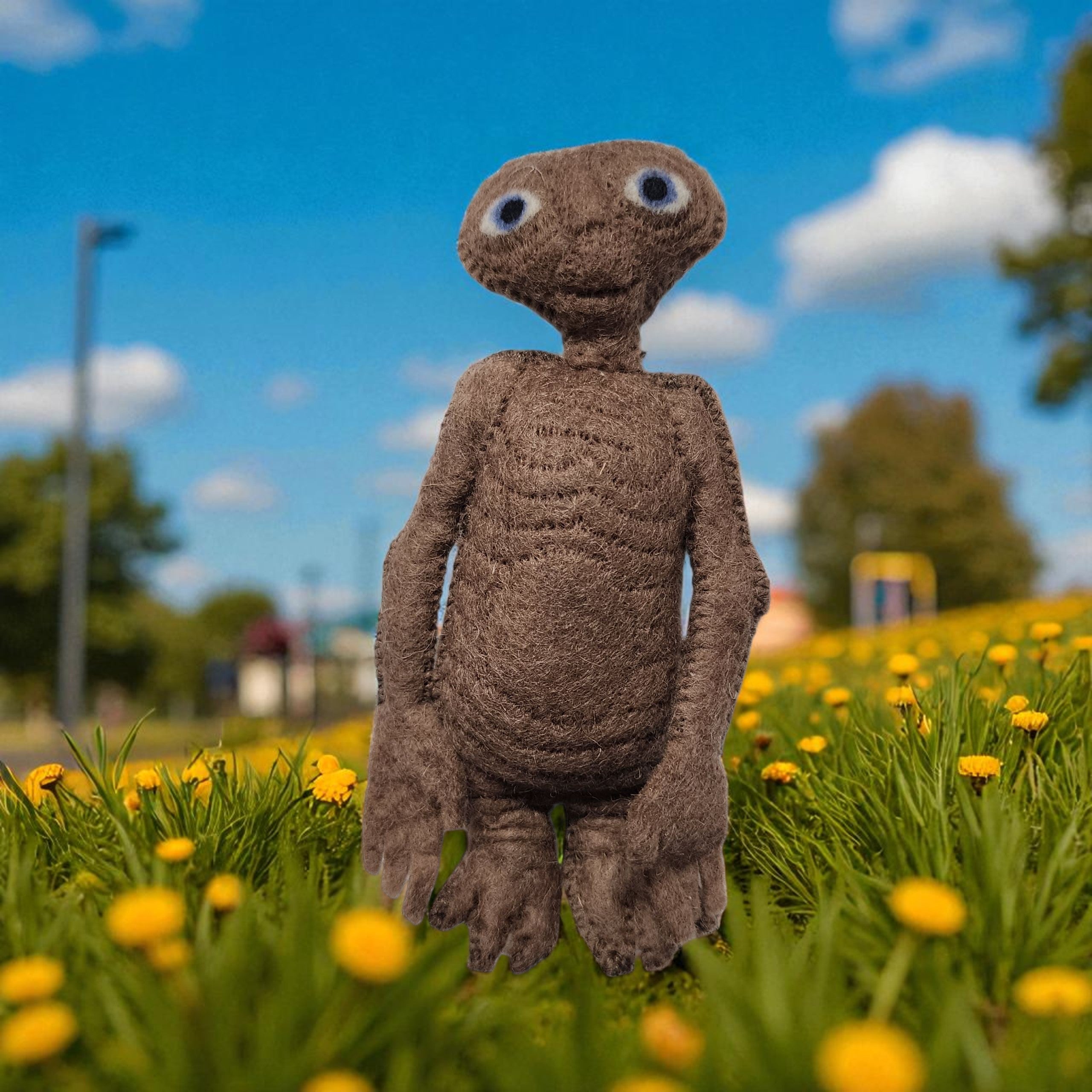 E.T. Ornament | Handcrafted Felt Hanging Decor