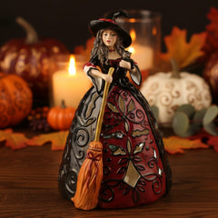 Elegant Witch Tealight Holder