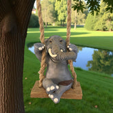 Elephant Garden Figurine Hanging Decor