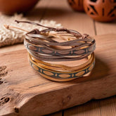 Embossed Leather Bracelets | Set of 2