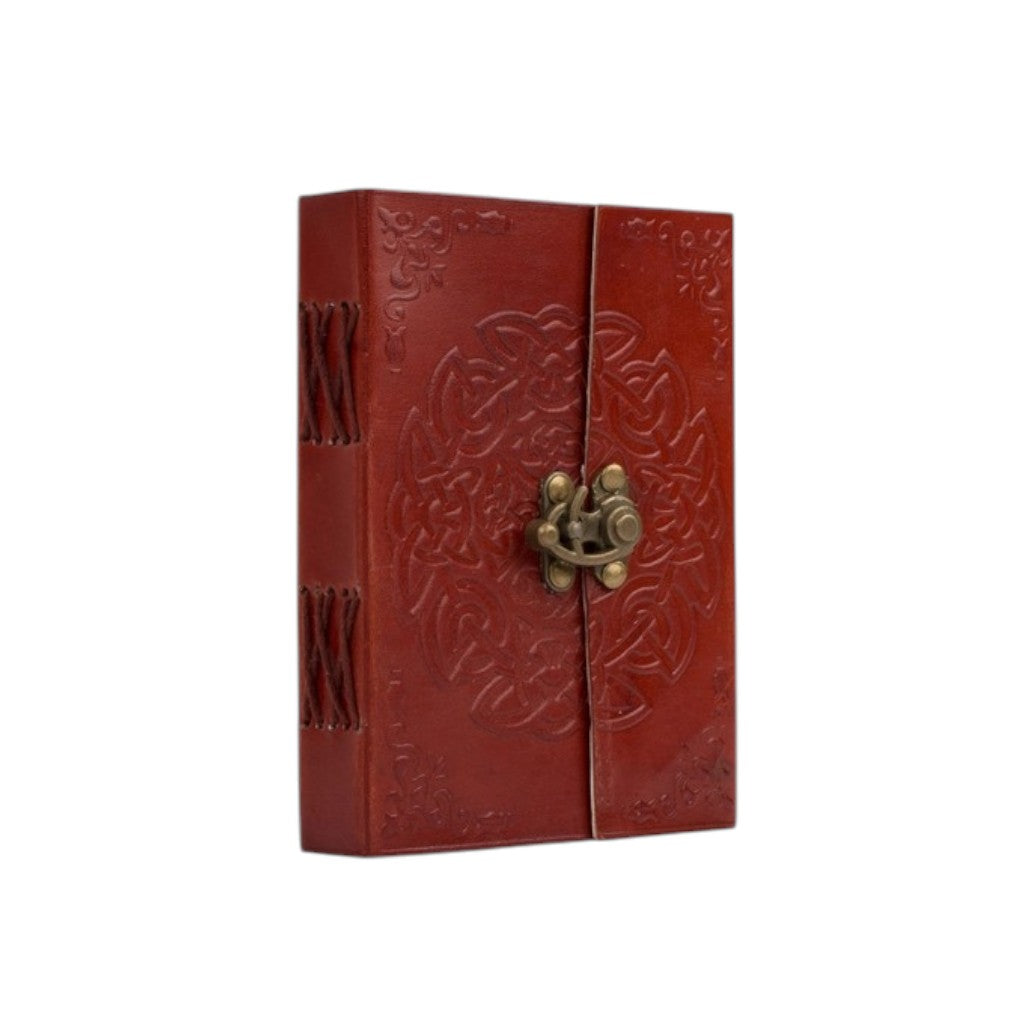 Endless Knot Leather Journal