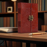 Endless Knot Leather Journal