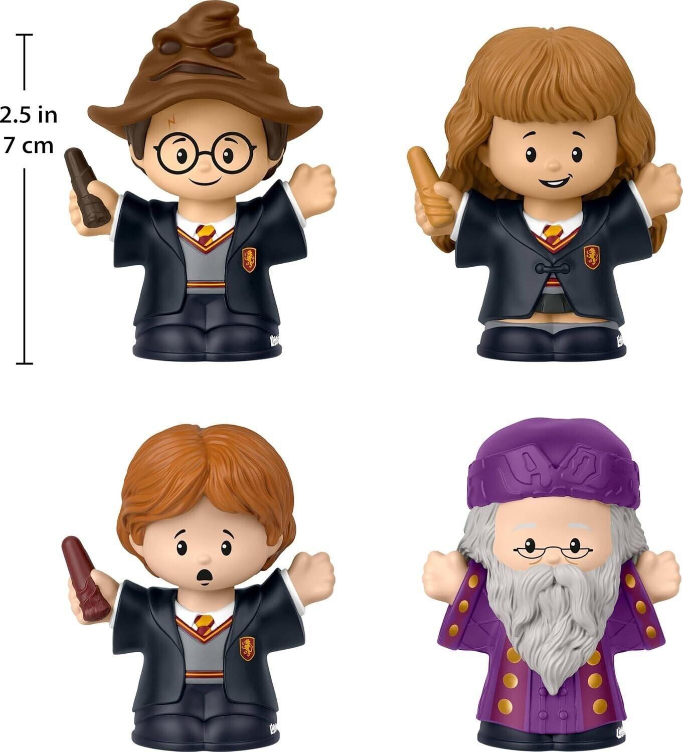 Fisher Price Little People Collector Harry Potter and the Sorcerer's Stone 4 Fig