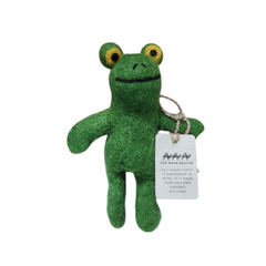 Frog Finger Puppet | Handcrafted Felt Figure