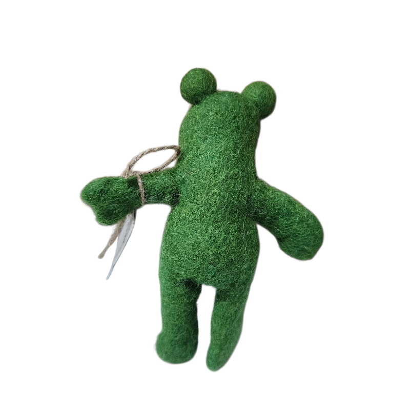 Frog Finger Puppet | Handcrafted Felt Figure