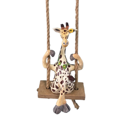 Garden Giraffe Figurine Hanging Decor
