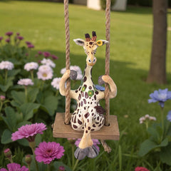 Garden Giraffe Figurine Hanging Decor