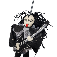 Gene Simmons Ornament | Handcrafted Felt Hanging Decor