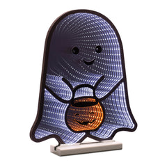 Ghost with Candy Bucket Infinity Light
