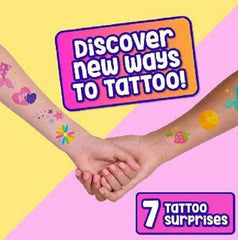 Girls Temporary Tattoos Scented Tattoo Sticky Gems Stencil BFF Glow in the Dark