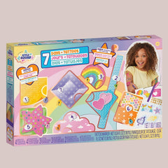 Girls Temporary Tattoos Scented Tattoo Sticky Gems Stencil BFF Glow in the Dark