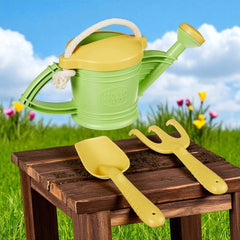 Green Toys Kids Garden Hand Tools Gardening Set Watering Can Shovel Rake