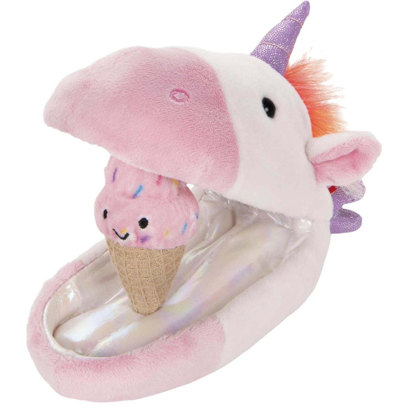 Gund Unicorn Plush Pod with Ice Cream Cone