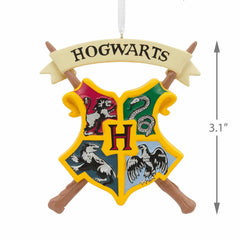 Hallmark Harry Potter Hogwarts Crest Christmas Ornament
