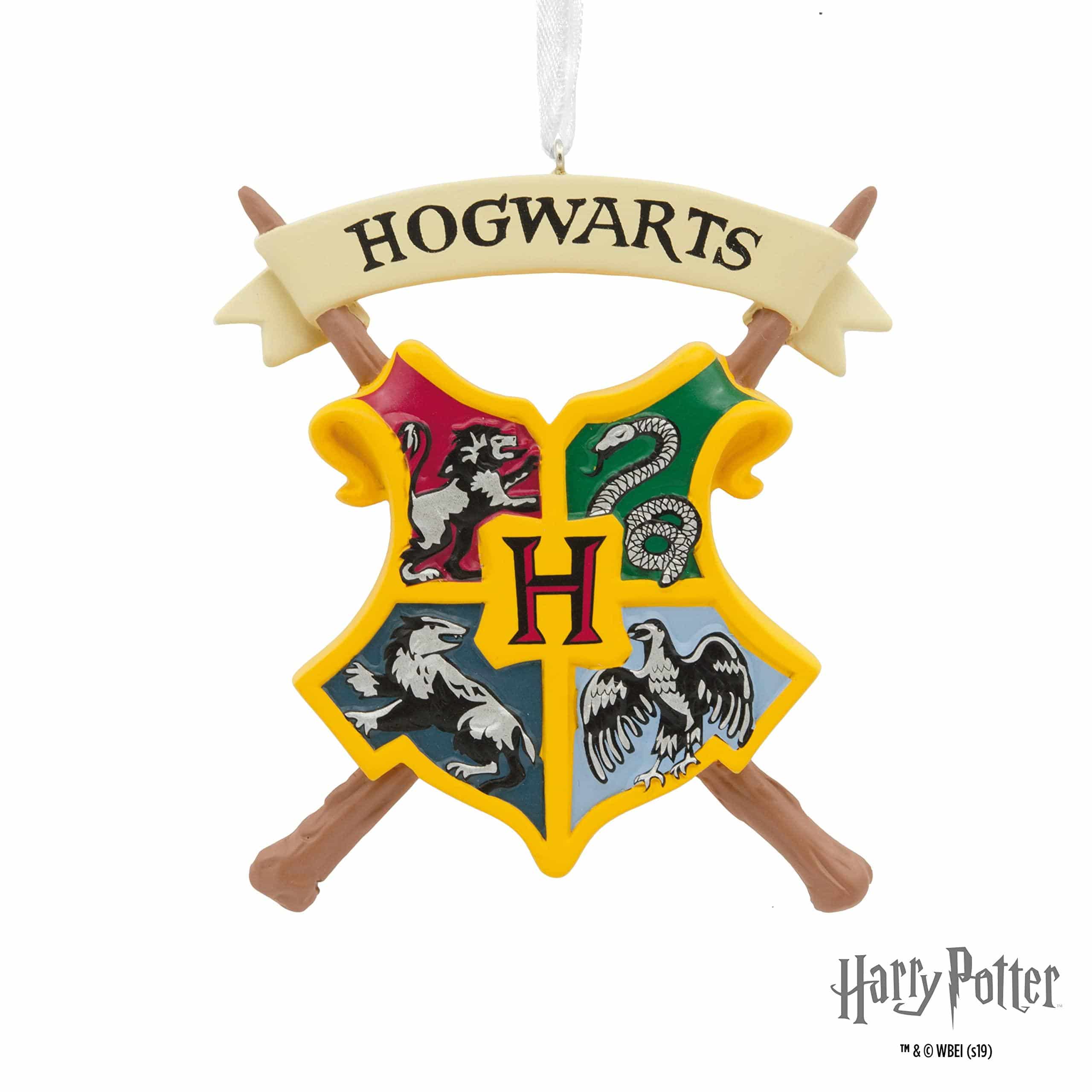 Hallmark Harry Potter Hogwarts Crest Christmas Ornament