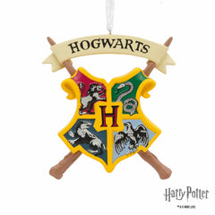 Hallmark Harry Potter Hogwarts Crest Christmas Ornament