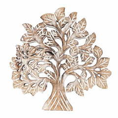 Handcarved Wooden Trivet | Tree of Life