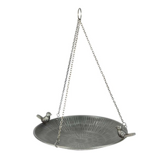 Handcrafted Iron Birdbath Bird Feeder