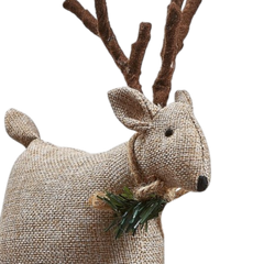 Handmade Christmas Textile Deer | Tweedie Reindeer