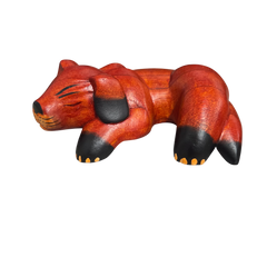 Handmade Wooden Dog Shelf Sitter