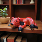 Handmade Wooden Dog Shelf Sitter