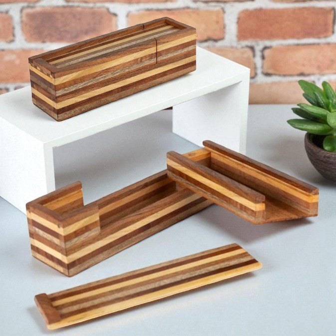 Handmade Wooden Puzzle Treasure Box