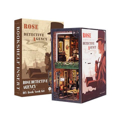 Hands Craft Diy Book Nook Kit: Rose Detective Agency With Dust Cover