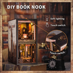 Hands Craft Diy Book Nook Kit: Rose Detective Agency With Dust Cover