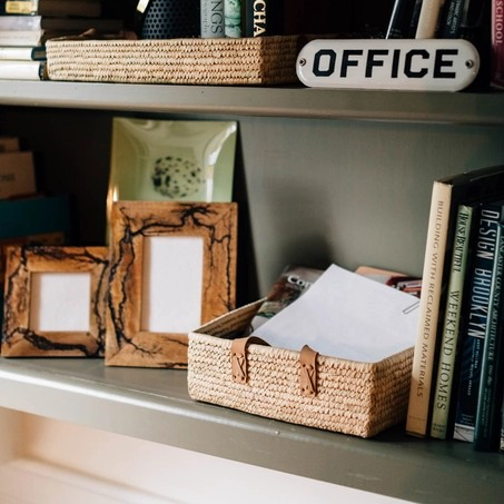 Handwoven Square Basket | Date Palm