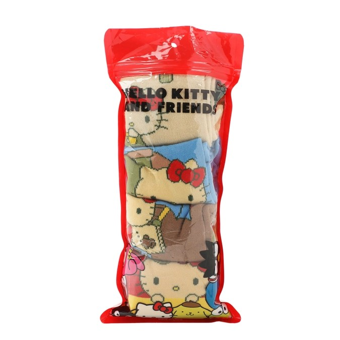 Hello Kitty Camp Vibes 4 Pair Crew Socks