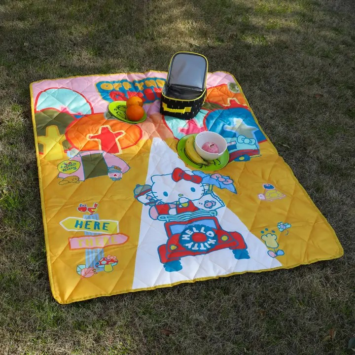 Hello Kitty Off The Grid Waterproof Outdoor Throw Blanket